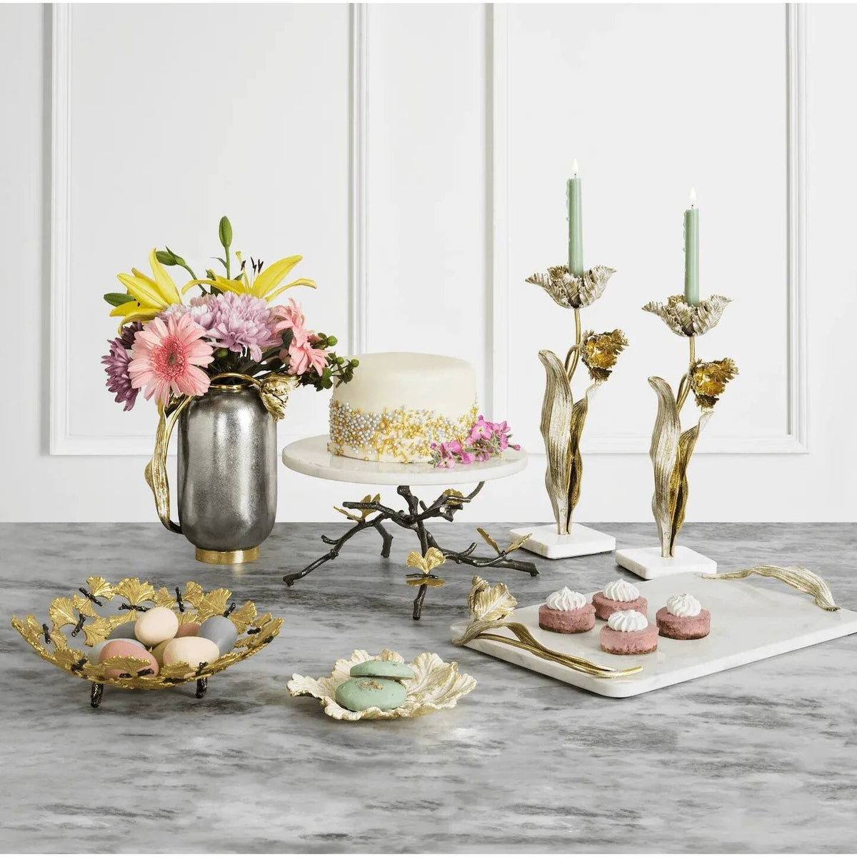 Michael Aram Tulip Candleholders, alternate view