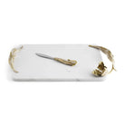 Michael Aram Tulip Cheese Board with Knife Cheese Plate