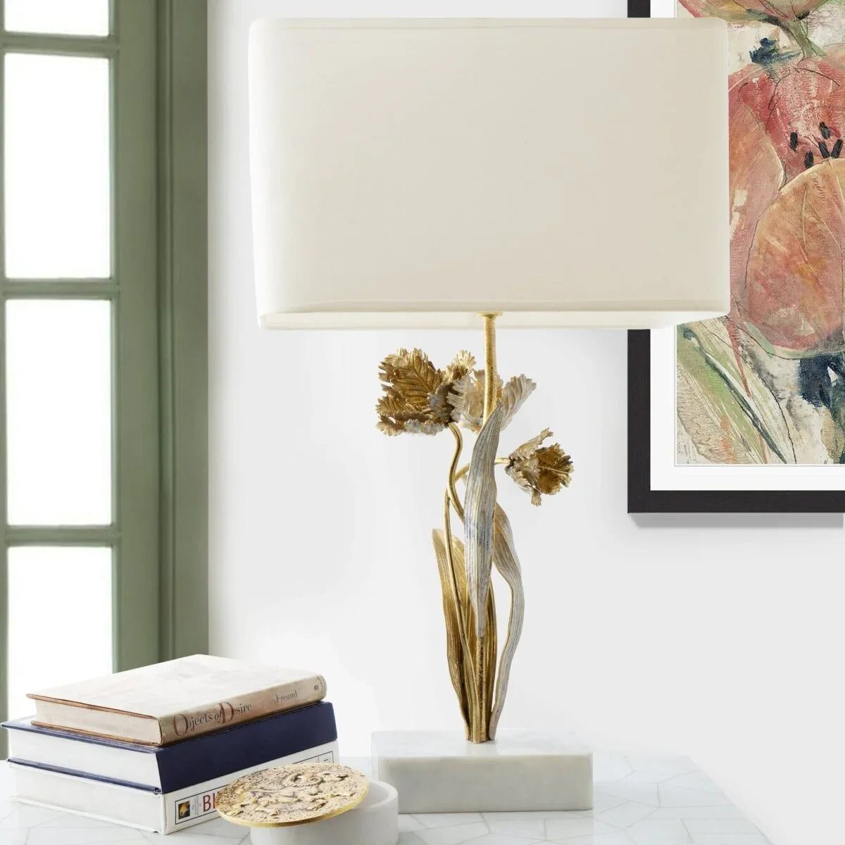 Michael Aram Tulip Table Lamp, lifestyle view