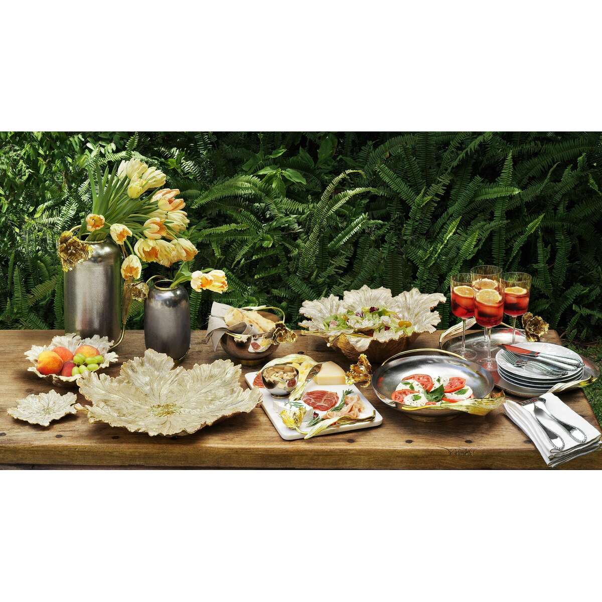 Michael Aram Tulip Trays Serving Bowl, alternate view