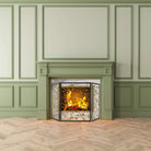 Michael Aram Twig & Leaf Decorative Fireplace Screen, alternate view