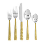 Michael Aram Twist 5-Piece Flatware Set Gold