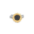 Michael Aram Vincent 15mm Ring with Diamonds - Black Diamonds — 8