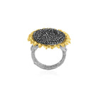 Michael Aram Vincent 25mm Ring with Black Diamonds — 6