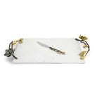 Michael Aram Vintage Bloom Cheese Board with Knife Cheese Plate