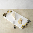 Michael Aram Vintage Bloom Cheese Board with Knife Cheese Plate, alternate view