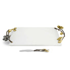 Michael Aram Vintage Bloom Cheese Board with Knife Cheese Plate, alternate view