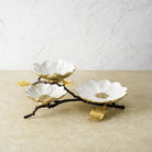 Michael Aram Vintage Bloom Triple Dish Serving Bowl, alternate view