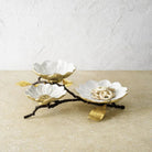 Michael Aram Vintage Bloom Triple Dish Serving Bowl, alternate view