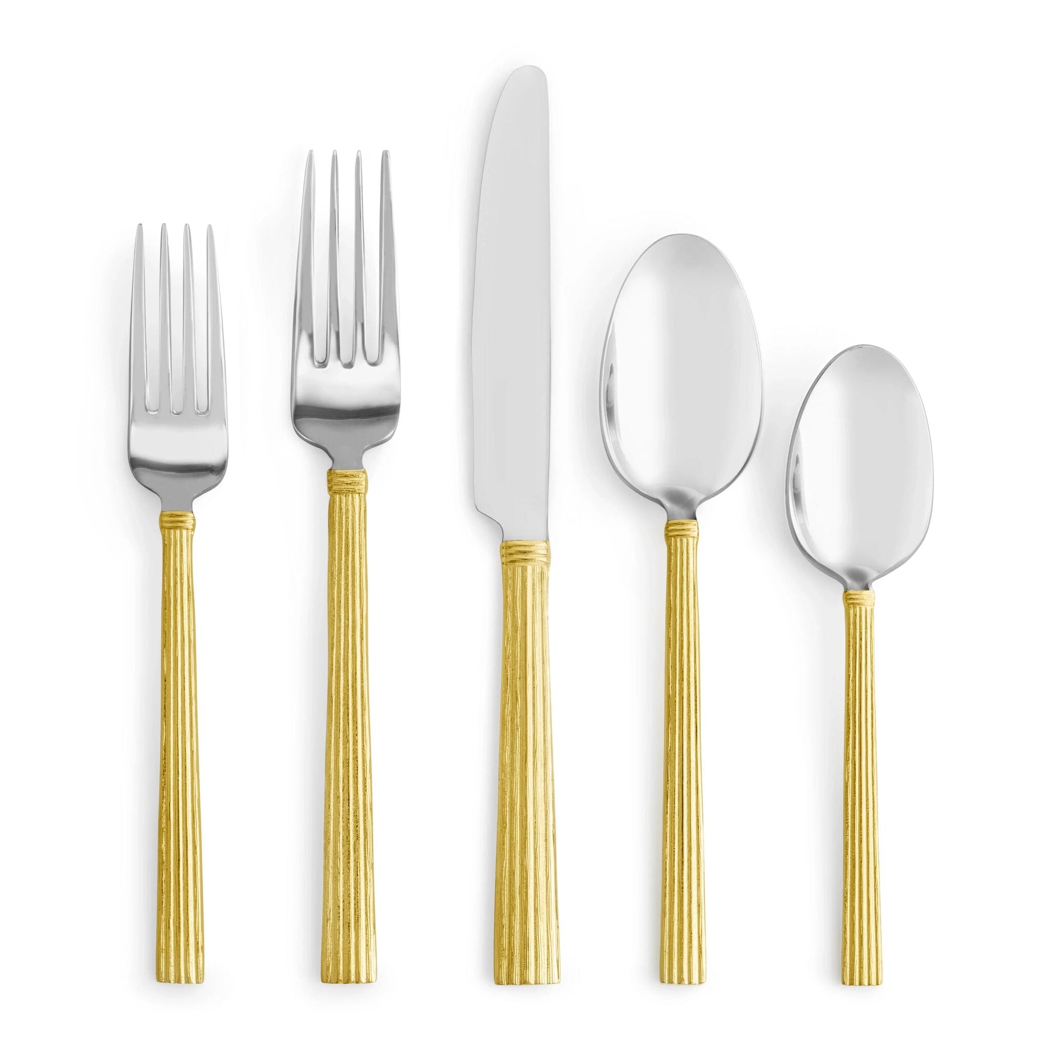 Michael Aram Wheat Gold 5-Piece Flatware Set