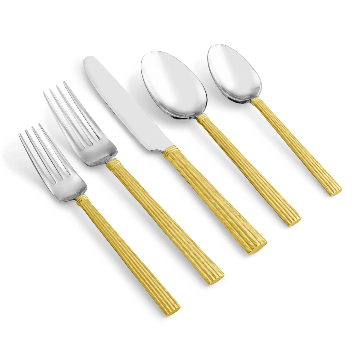 Michael Aram Wheat Gold 5-Piece Flatware Set, alternate view
