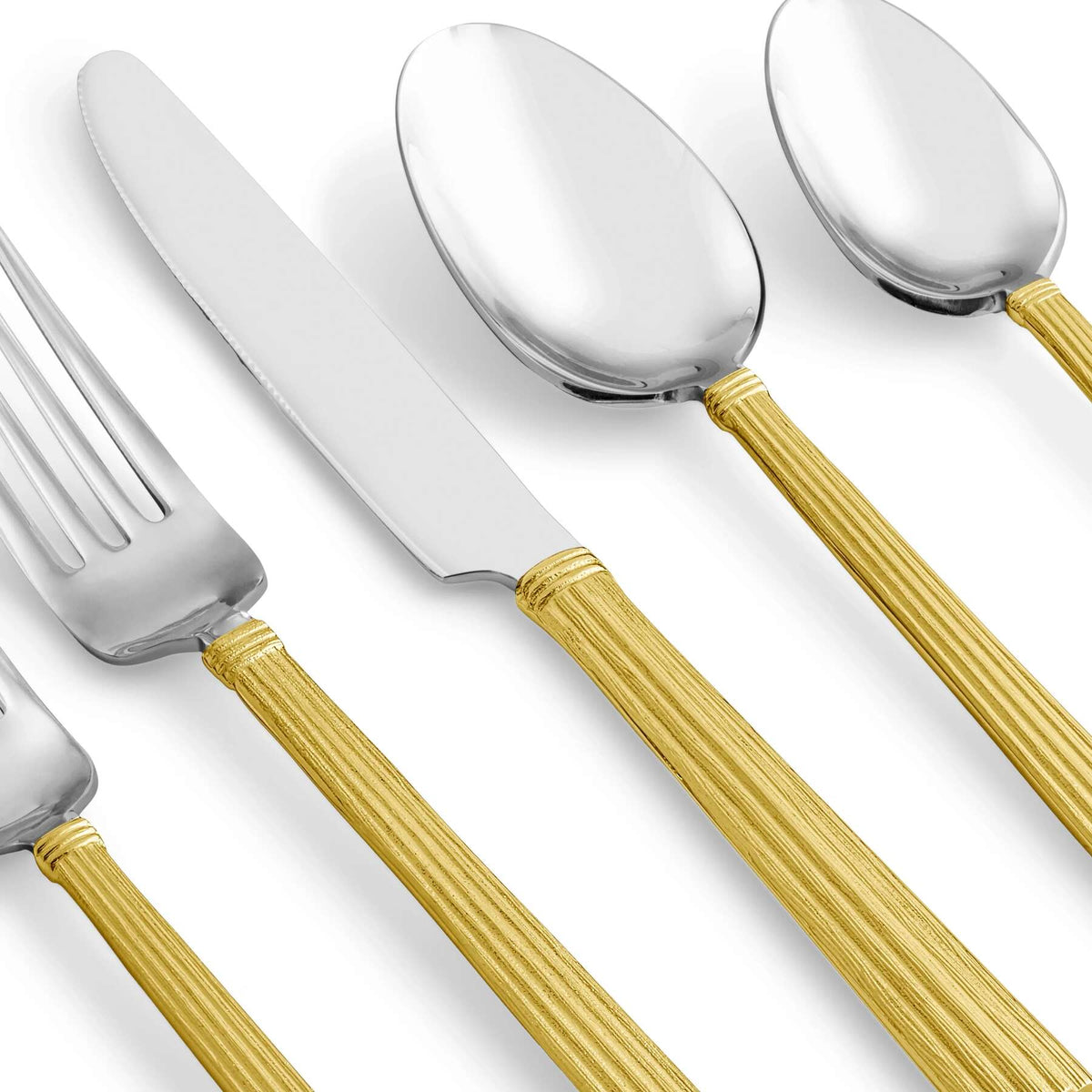 Michael Aram Wheat Gold 5-Piece Flatware Set, alternate view