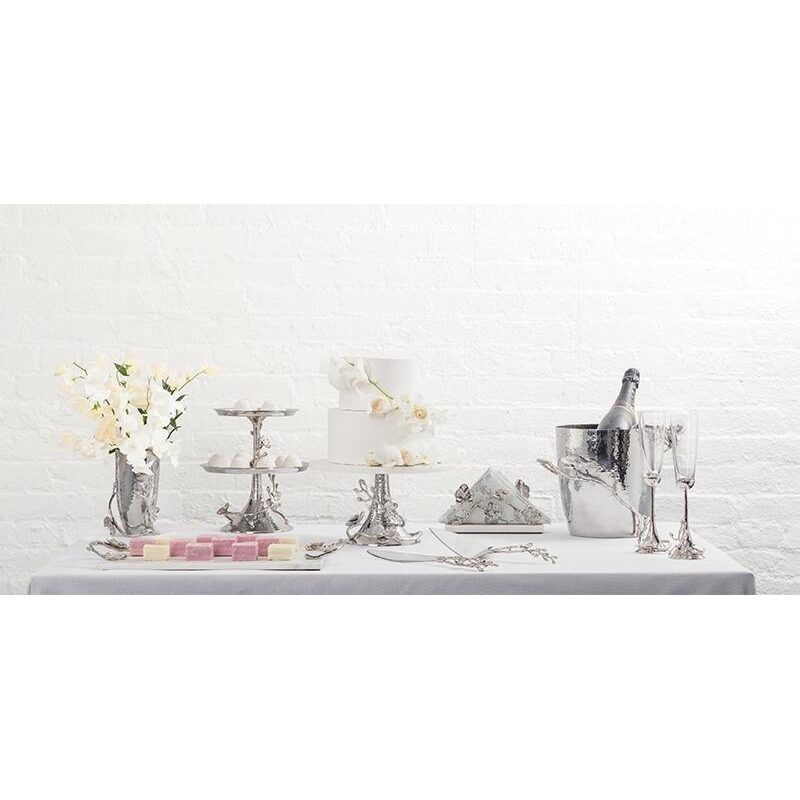 Michael Aram White Orchid 2-Tier Etagere Cake Stand, alternate view