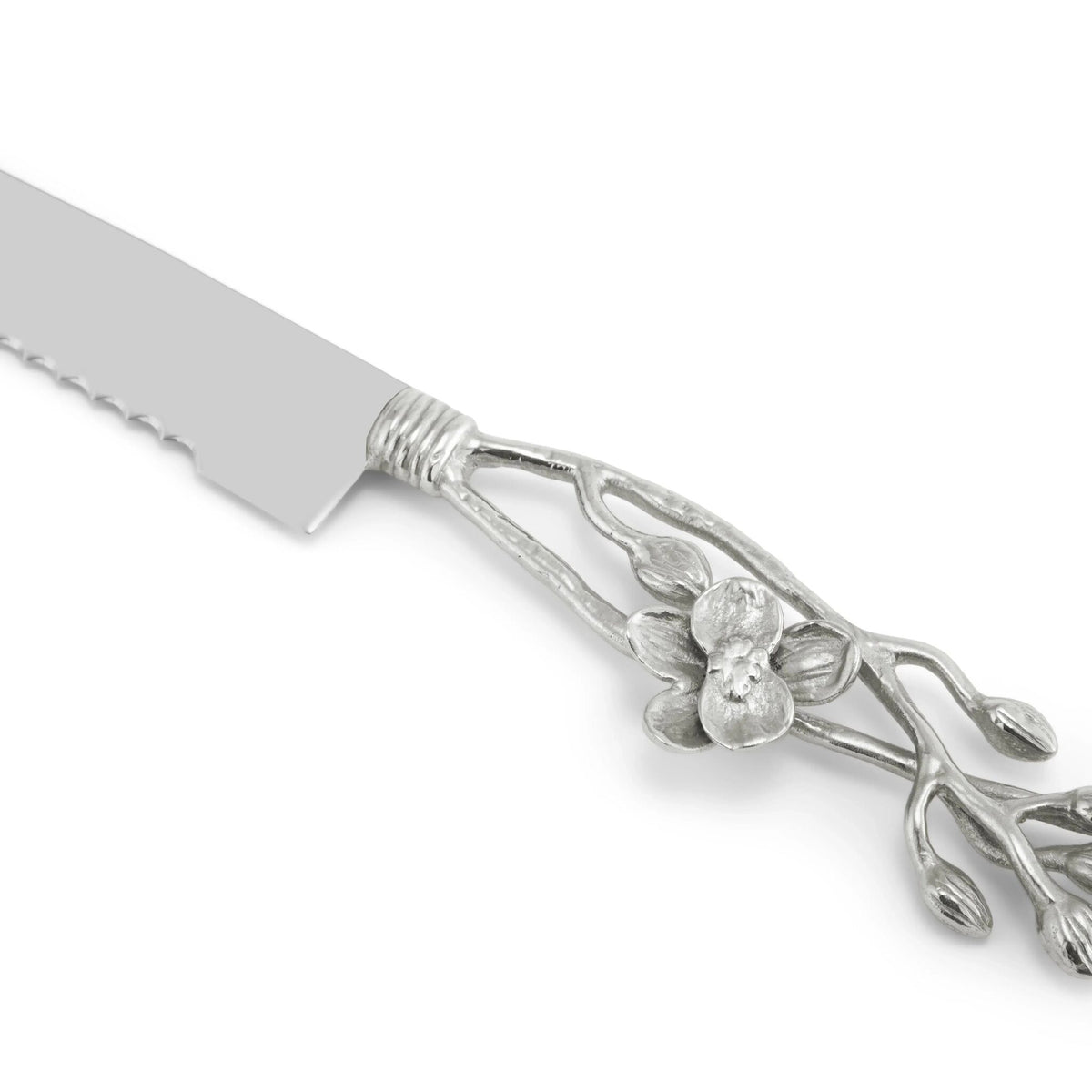 Michael Aram White Orchid Bread Knife Cheese Plate, alternate view