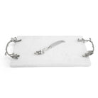 Michael Aram White Orchid Cheese Board with Knife Cheese Plate — Large