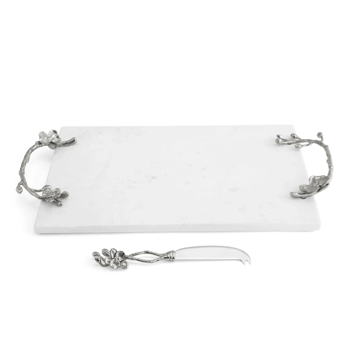 Michael Aram White Orchid Cheese Board with Knife Cheese Plate, alternate view