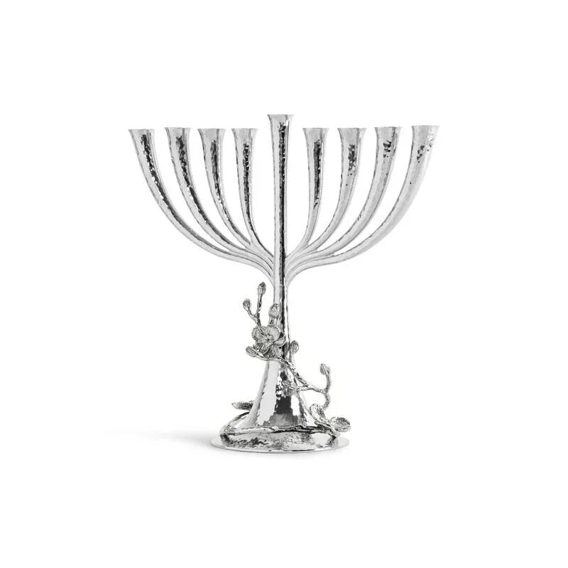 Michael Aram White Orchid Menorah, 11" Tall, view 3
