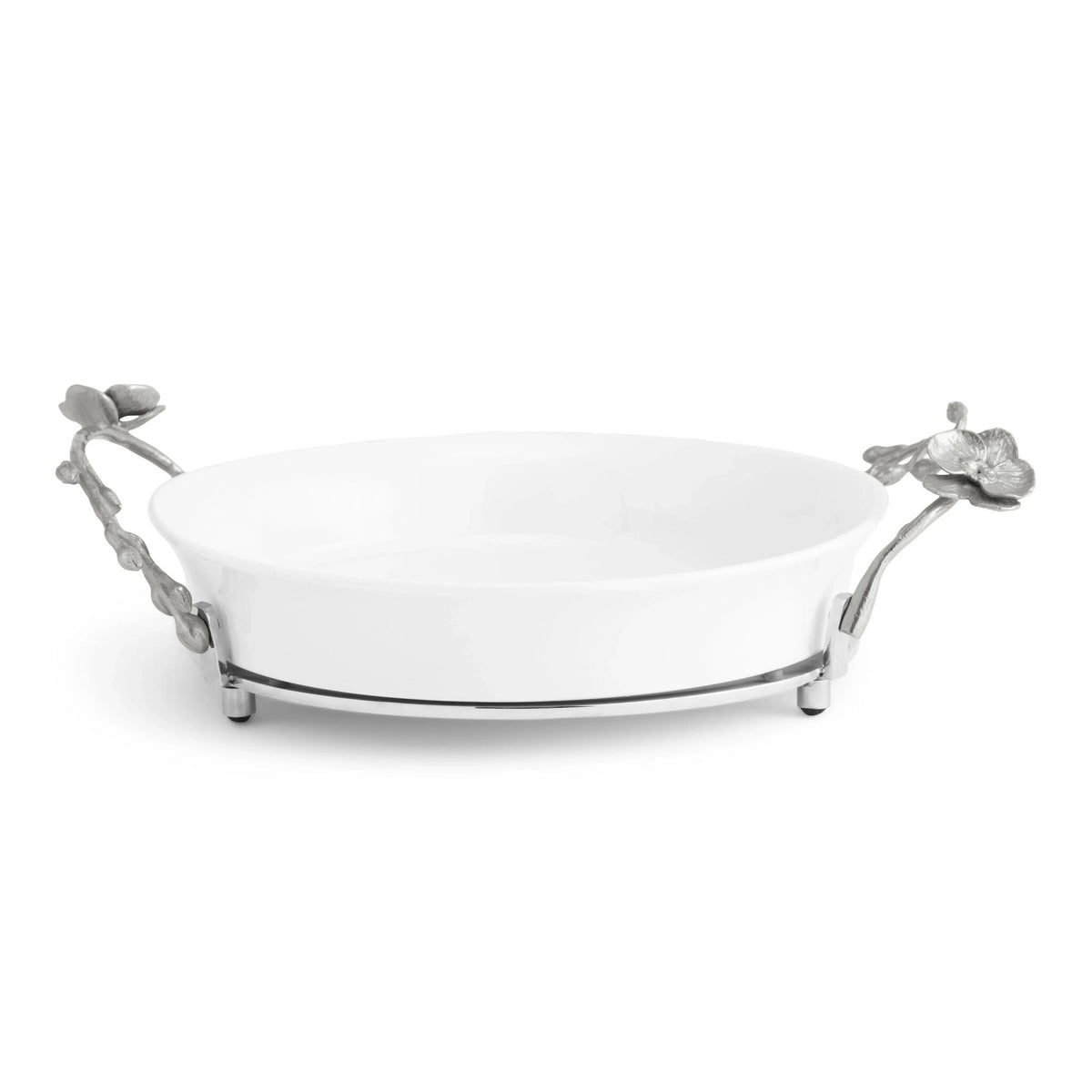 Michael Aram White Orchid Pie Dish Pie Pan, alternate view