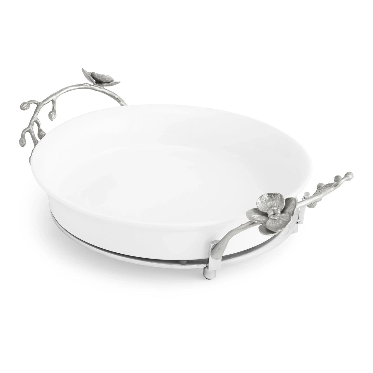 Michael Aram White Orchid Pie Dish Pie Pan, alternate view