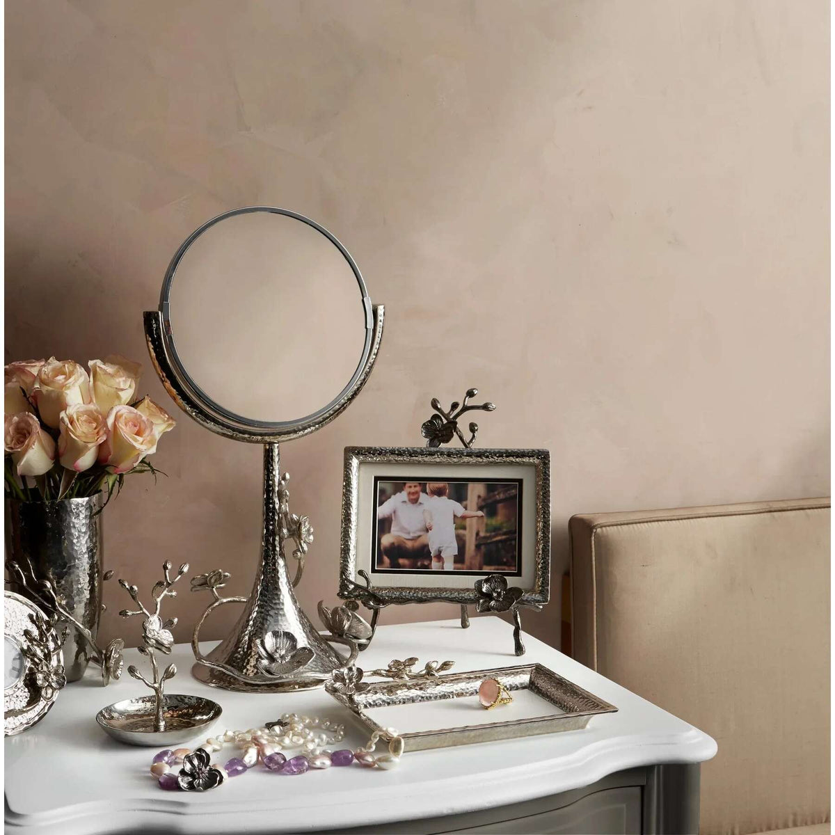 Michael Aram White Orchid Ring Catch Decorative Tray, alternate view
