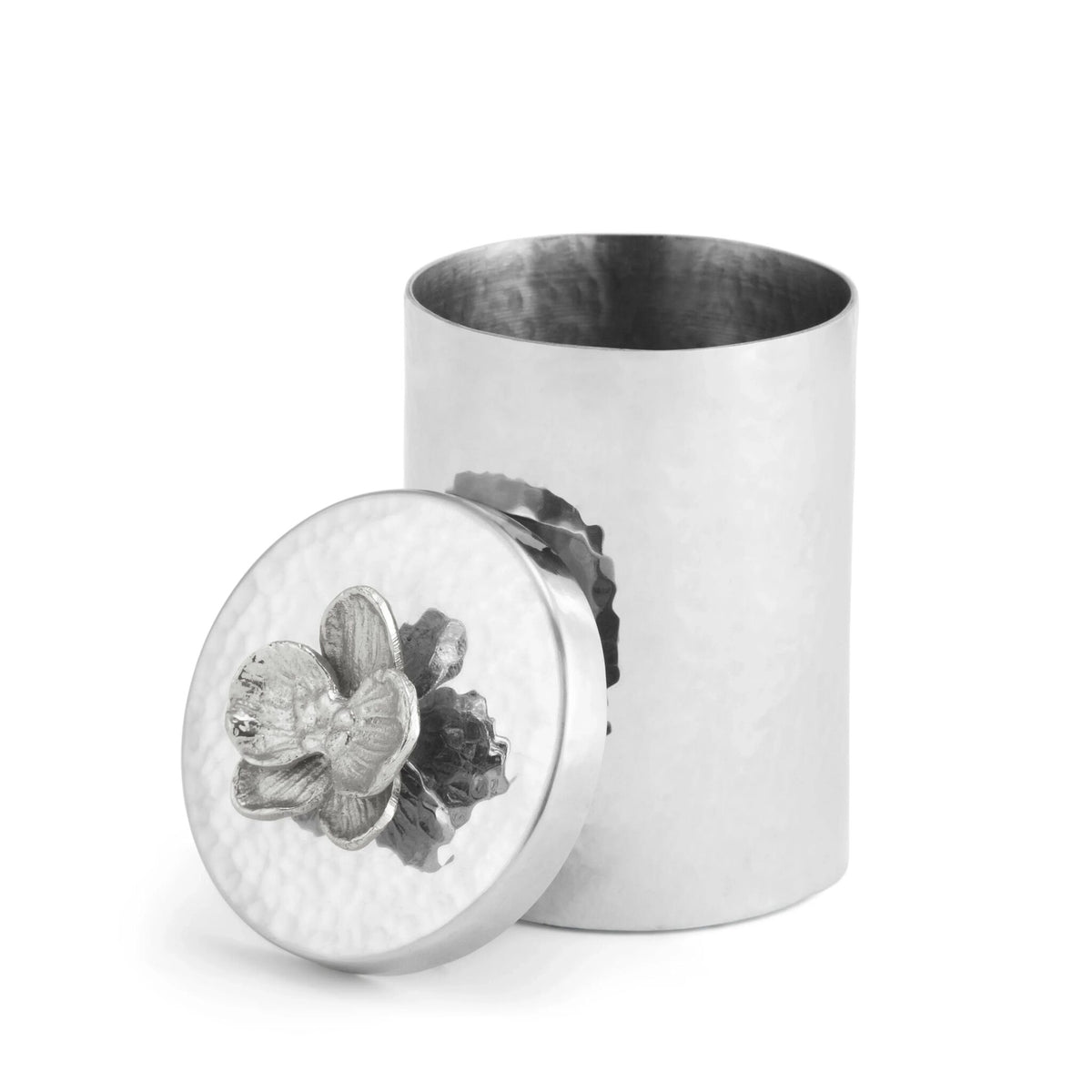 Michael Aram White Orchid Round Container Decorative Jar, alternate view