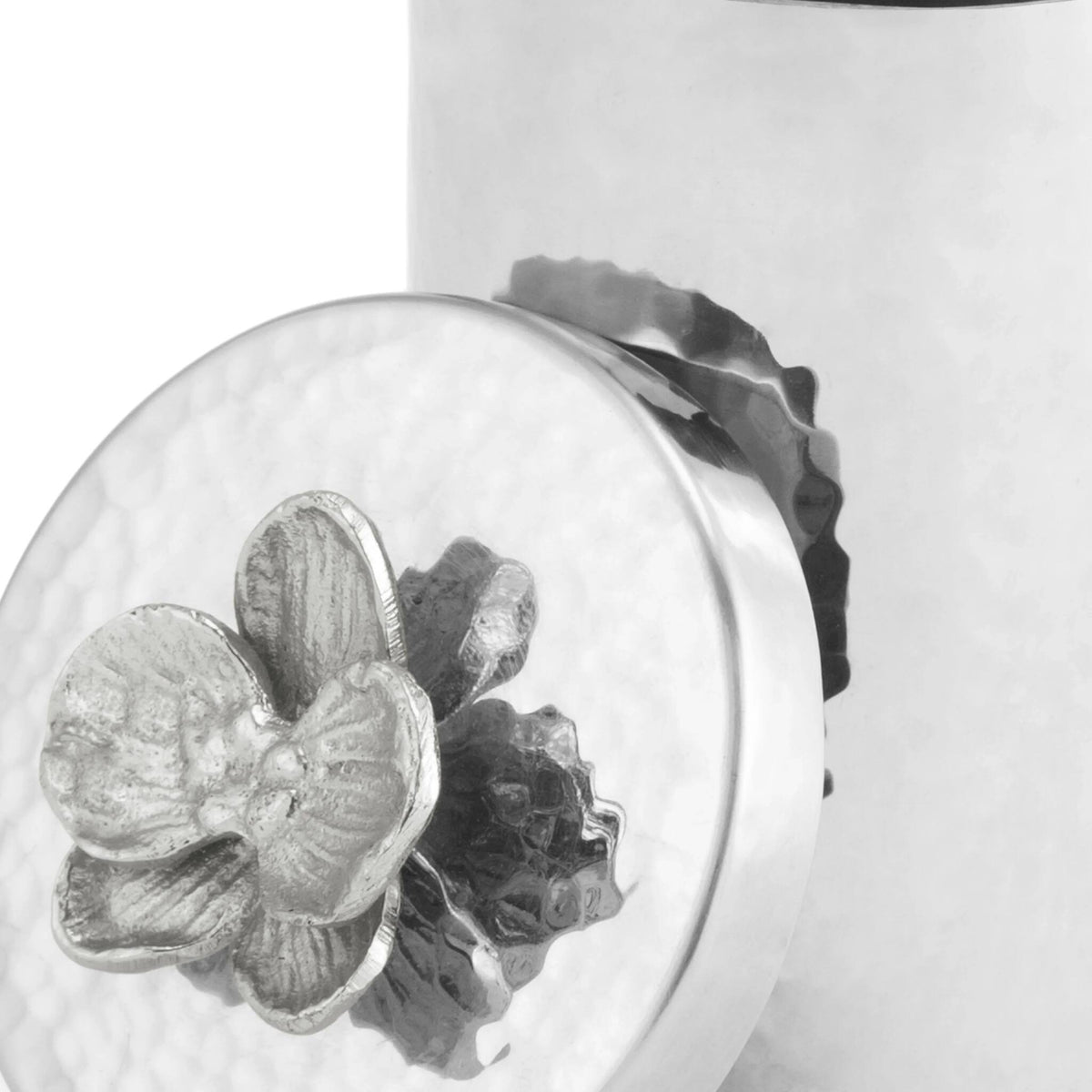 Michael Aram White Orchid Round Container Decorative Jar, alternate view