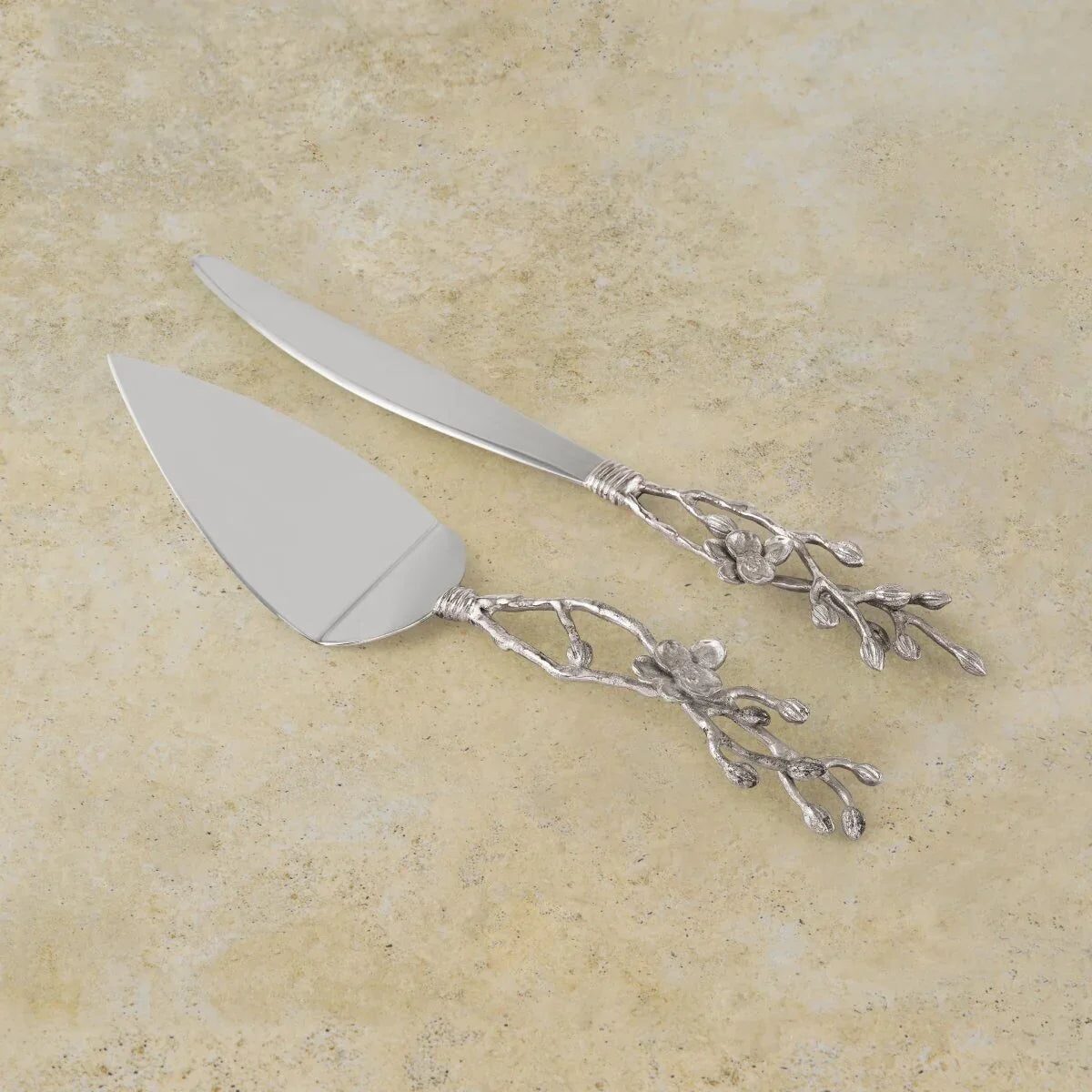 Michael Aram White Orchid Wedding Cake Knife & Server Set, alternate view