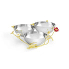 Michael Aram Wildflower Triple Dish Serving Bowl, alternate view