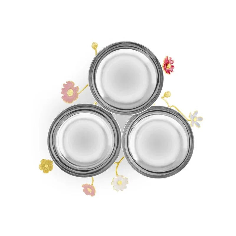 Michael Aram Wildflower Triple Dish Serving Bowl, alternate view