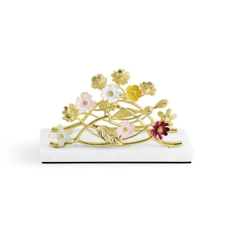 Michael Aram Wildflower Vertical Napkin Holder Commercial Paper Napkin Dispenser