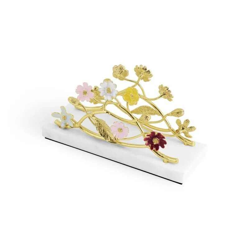 Michael Aram Wildflower Vertical Napkin Holder Commercial Paper Napkin Dispenser, alternate view