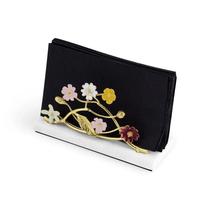 Michael Aram Wildflower Vertical Napkin Holder Commercial Paper Napkin Dispenser, alternate view