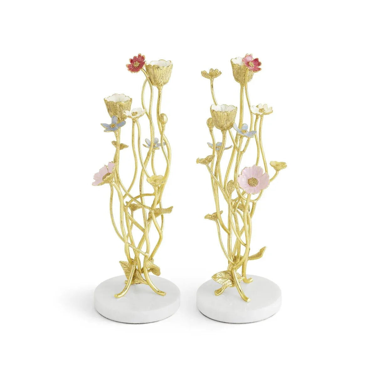 Michael Aram Wildflowers Candleholders S/2