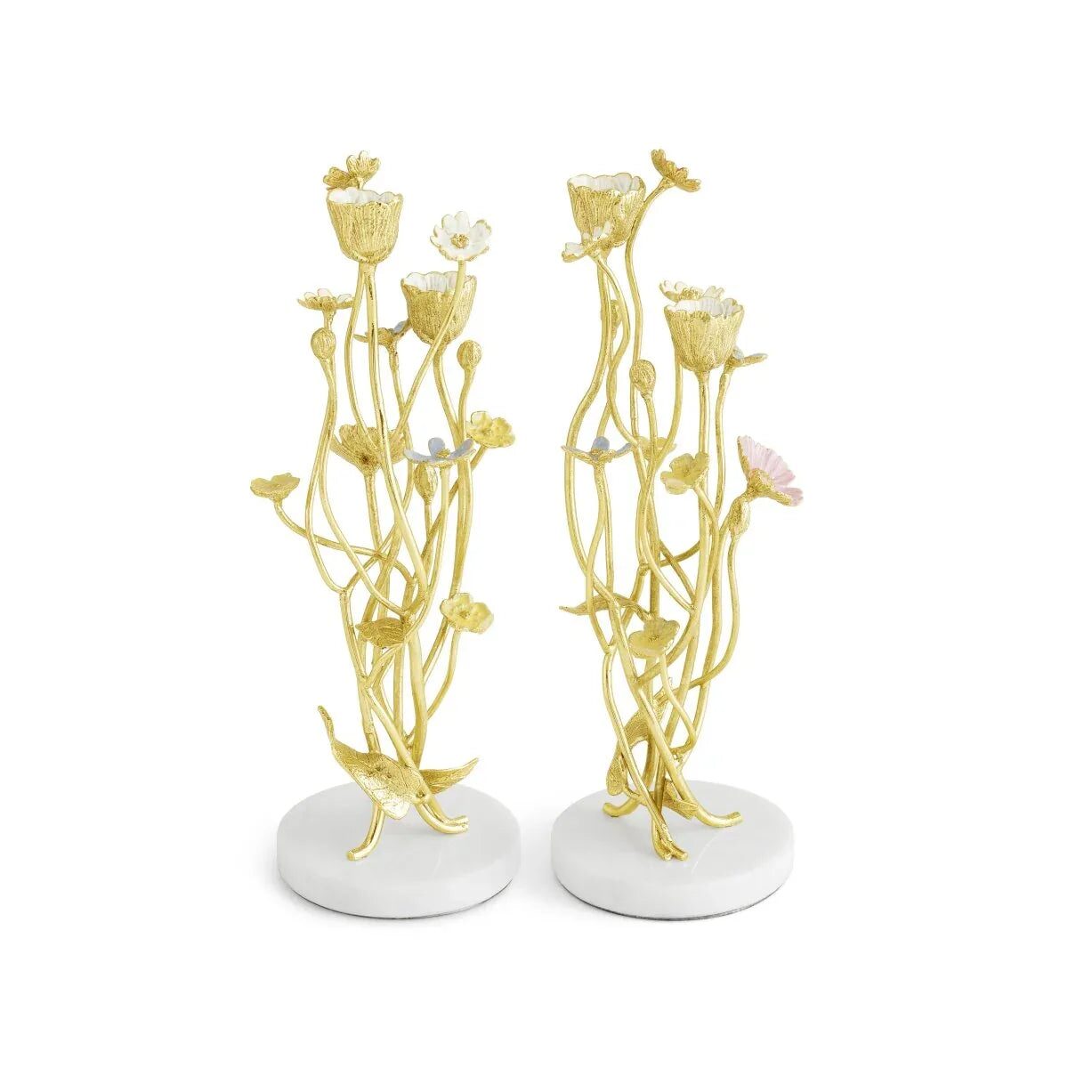 Michael Aram Wildflowers Candleholders S/2, alternate view