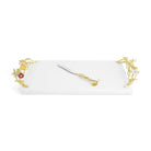 Michael Aram Wildflowers Cheese Board with Knife Cheese Plate