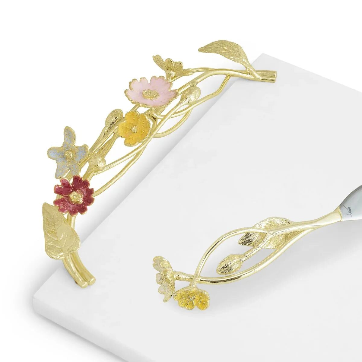 Michael Aram Wildflowers Cheese Board with Knife Cheese Plate, alternate view