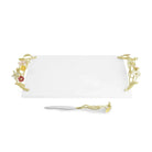 Michael Aram Wildflowers Cheese Board with Knife Cheese Plate, alternate view