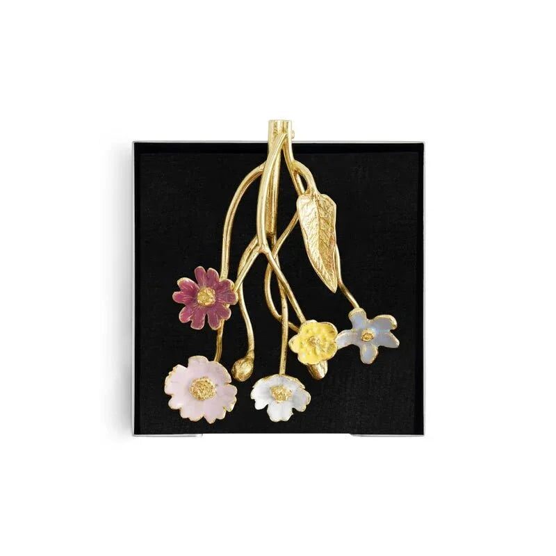 Michael Aram Wildflowers Cocktail Napkin Holder Commercial Paper Napkin Dispenser, alternate view