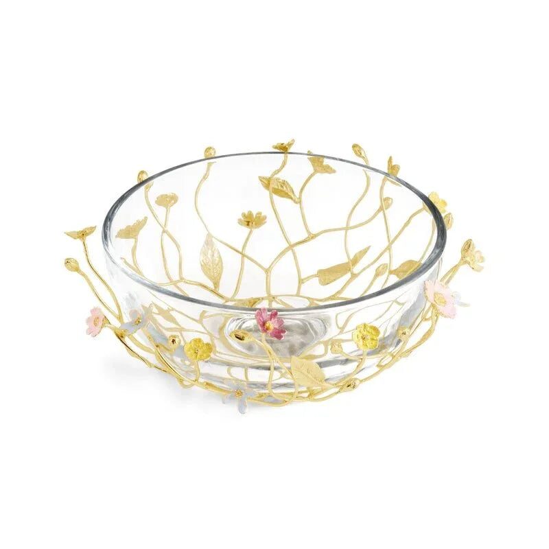 Michael Aram Wildflowers Large Glass Bowl, alternate view