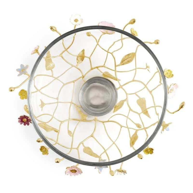 Michael Aram Wildflowers Large Glass Bowl, alternate view