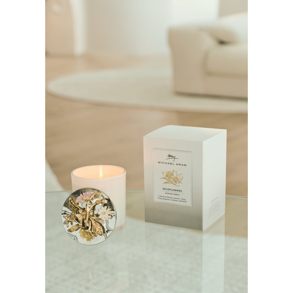 Michael Aram Wildflowers Scented Candle, 8 Oz., alternate view