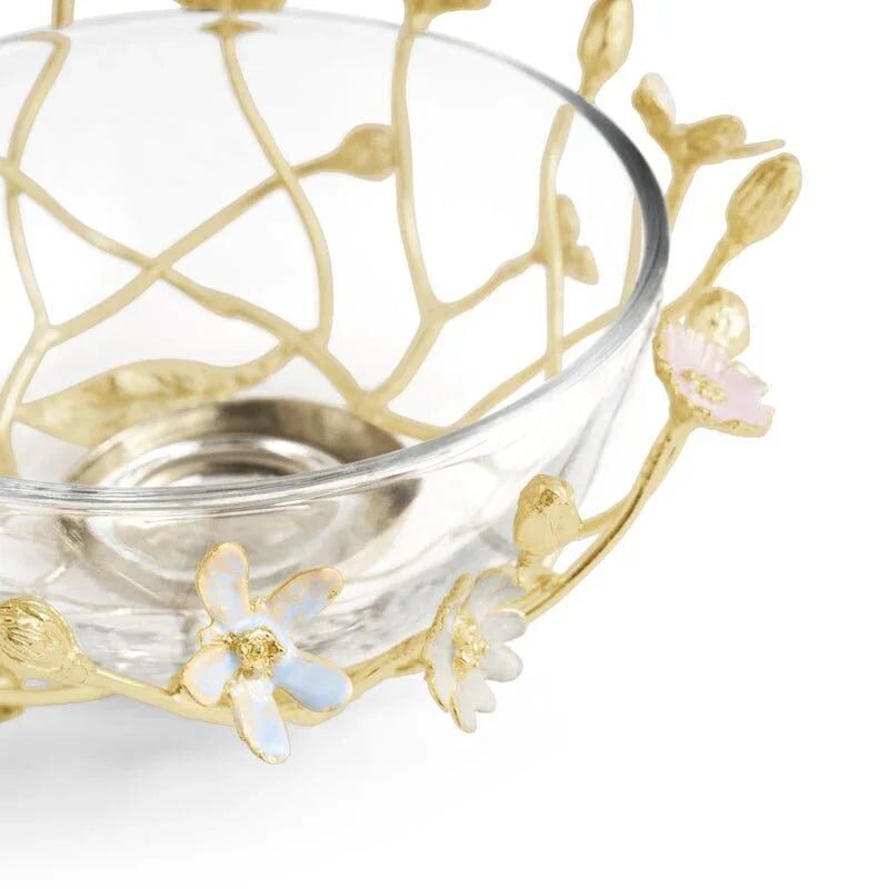 Michael Aram Wildflowers Small Glass Bowl, alternate view