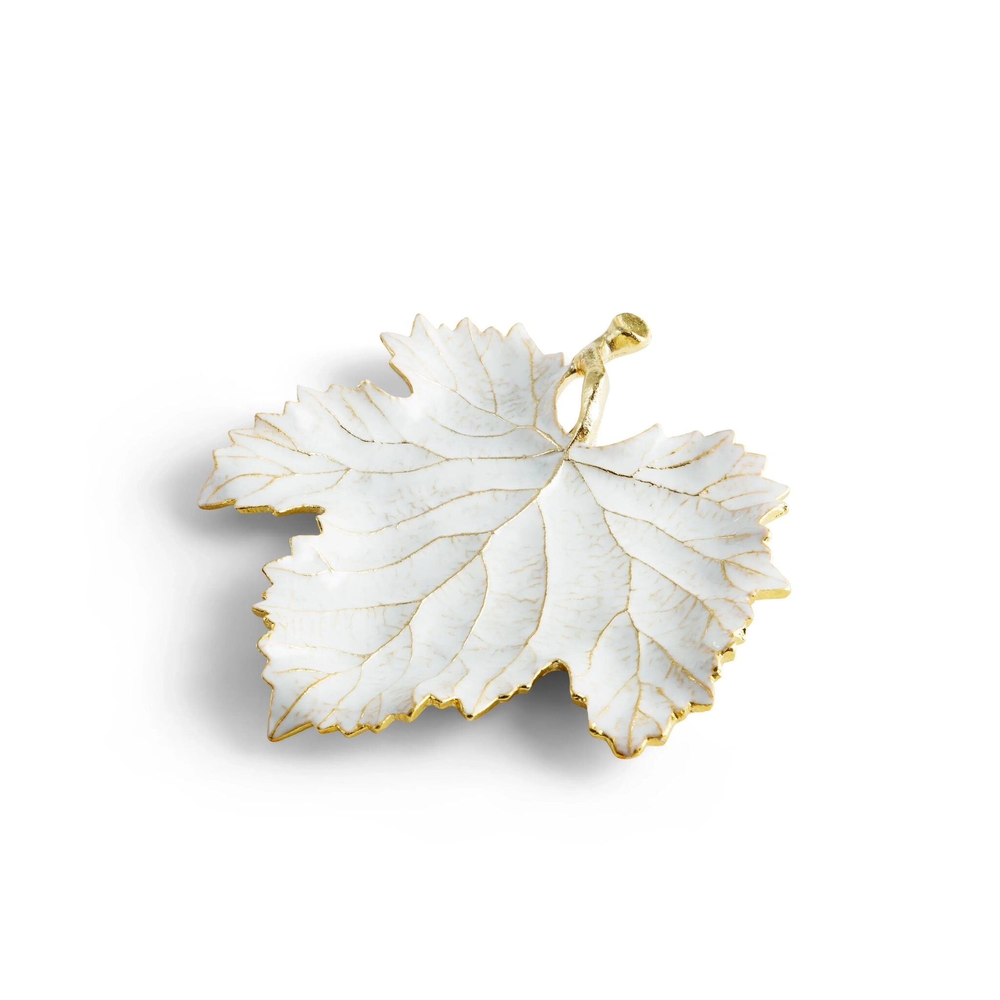 Michael Aram Winter Leaves Grape Leaf Dish Decorative Tray
