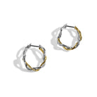 Michael Aram Wisteria 25mm Hoops in Sterling Silver & 18K Women's Fine Earring