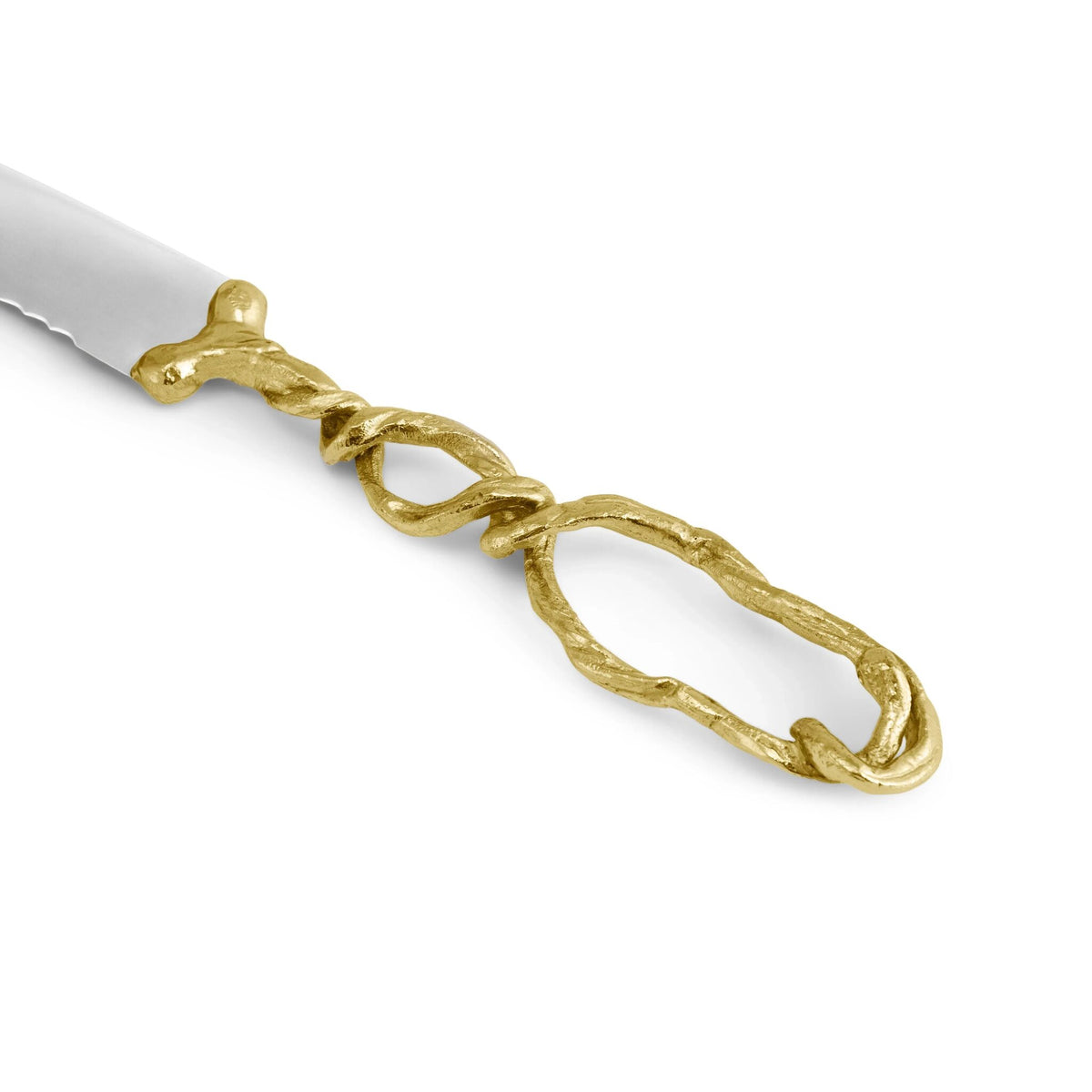 Michael Aram Wisteria Gold Bread Knife, view 3