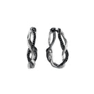 Michael Aram Wisteria Hoops with Diamonds Women's Fine Earring, alternate view