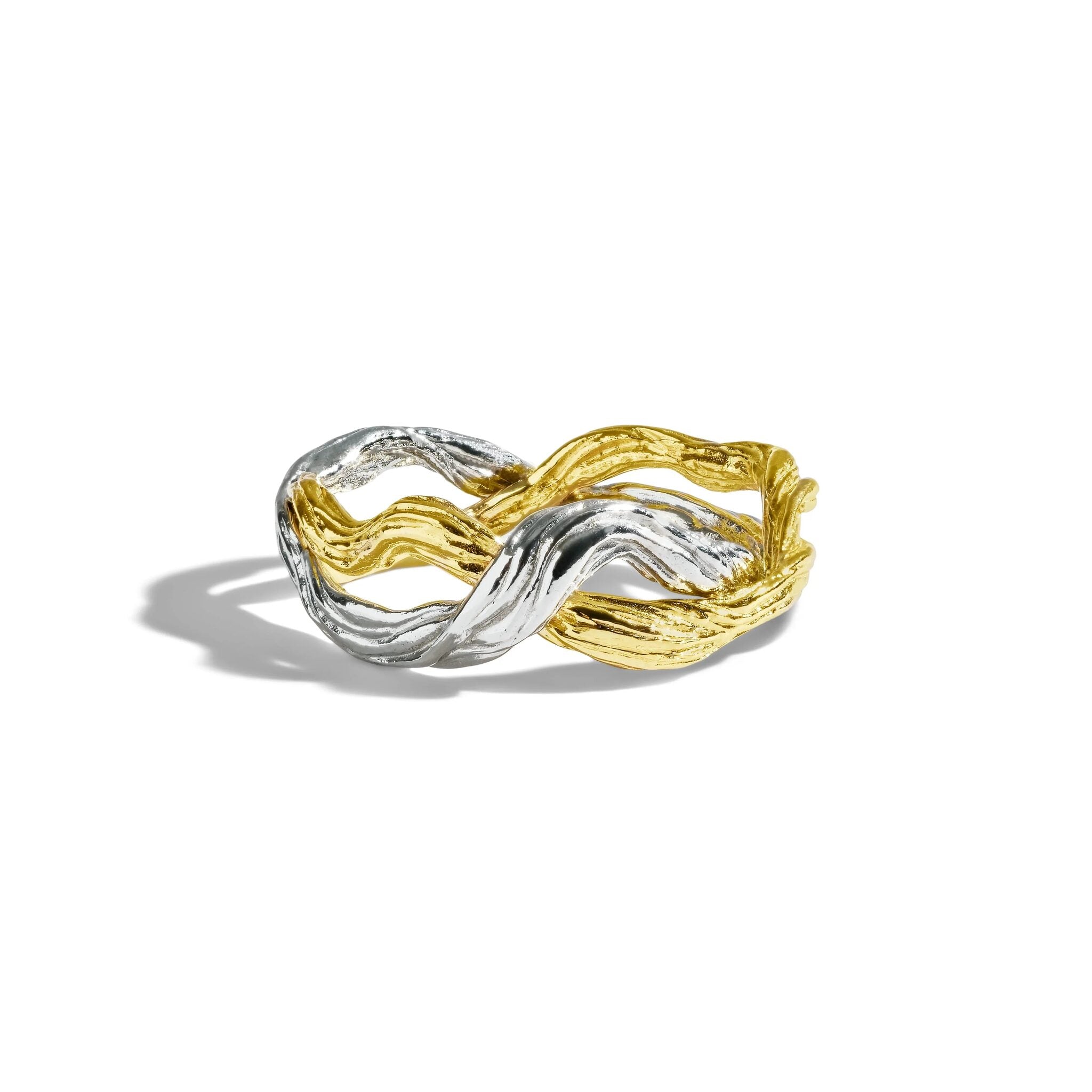 Michael Aram Wisteria Ring in Sterling Silver & 18K — 7