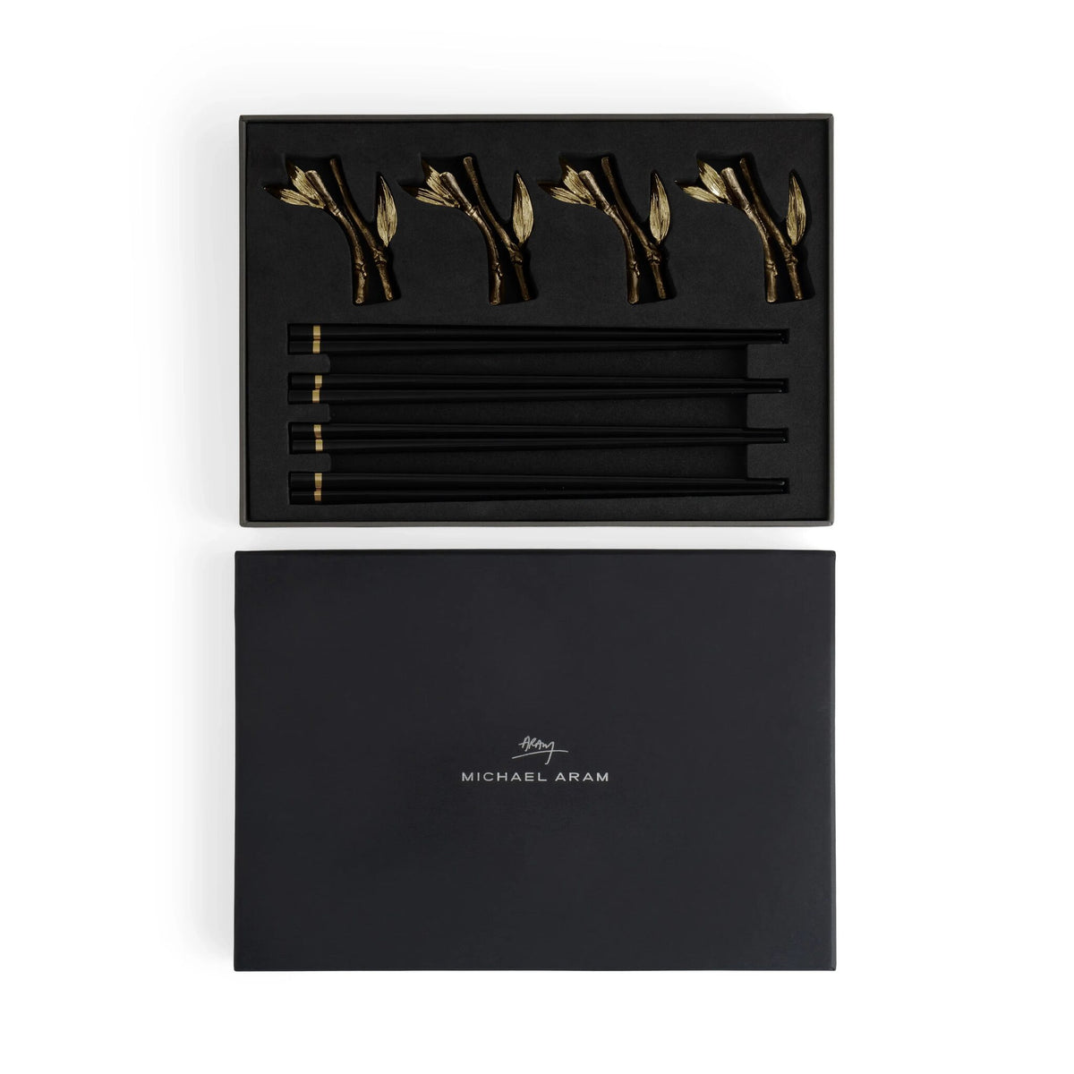 Michael Aram Zen Garden Chopsticks & Stand Set Chopsticks & Chopstick Holder, alternate view