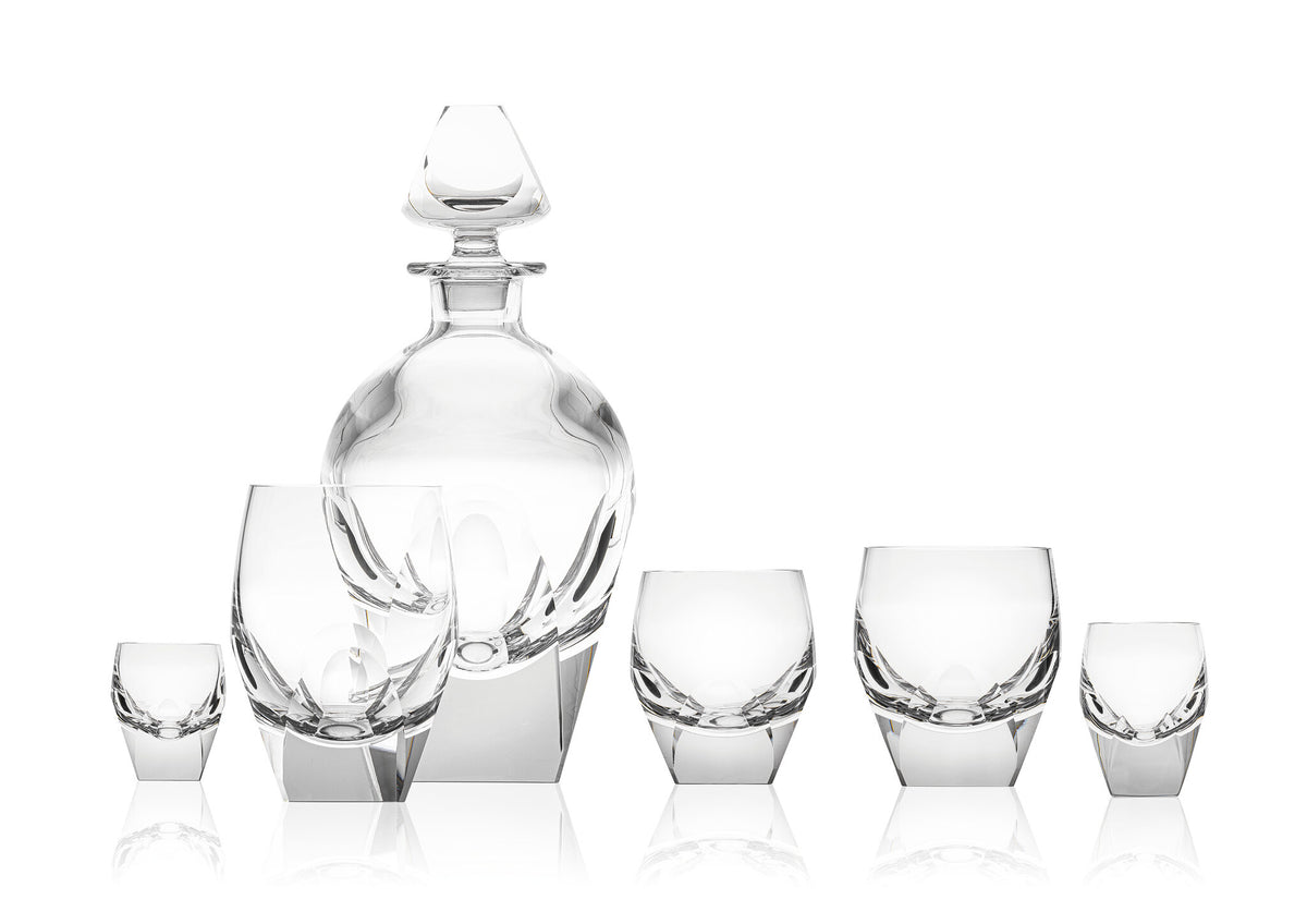Moser Bar Glass 330 ml in a styled setting