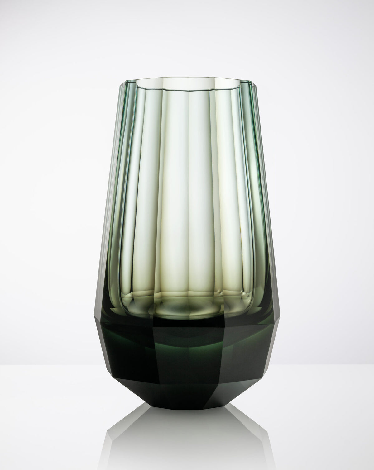 Moser Drop Vase 31 cm in a styled setting
